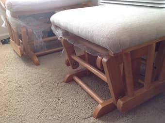 Rocking chair with foot stand $50 OBO 3