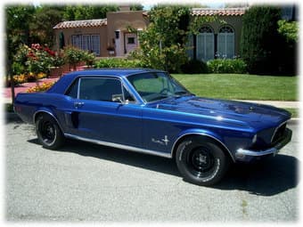 1968 Mustang Notch Back Coupe; very nicely updated! 1