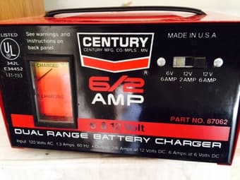 Century dual voltage car battery charger $20 OBO 1