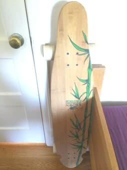 Krown Krex 2 Bamboo Kicktail Complete Longboard, 9x43-Inch 2