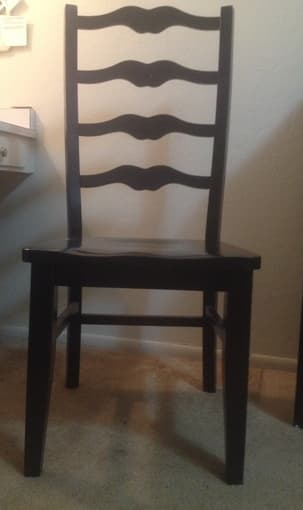 wooden chair $15 1