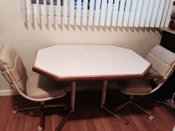 Dining table and chairs for sale - $40 OBO 1