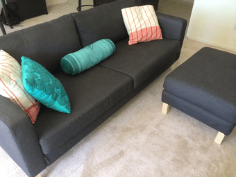 Like New Queen Bed, Sofa, Desks, Chairs, Barstools, and more! 2