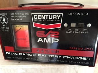 Century dual voltage car battery charger $20 OBO 1