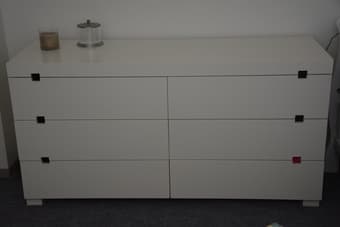 DRESSER White WEST ELM 1