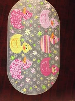 Anti-Slip Bath Mat and Laundry Sorter Hamper 1