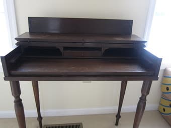 Antique Mahogany Desk, Persian Rugs, Dry Sink Hutch 3