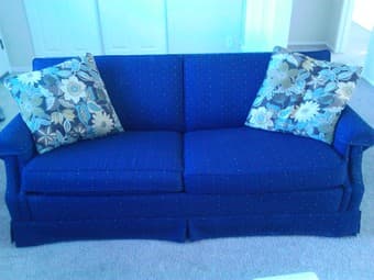 SOFA BED WITH 2 CUSHIONS $90 OBO 1
