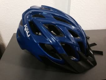 Blue bike helmet $5 OBO 1
