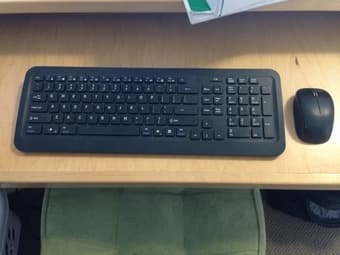 wireless computer mouse and keyboard - $15 1