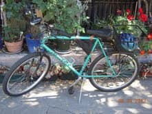 Bicycle (with rear bike rack and basket) and Kryptonite U-Lock for Sal 1