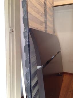 Scandinavian Design Hardwood Bed frame - $200 1