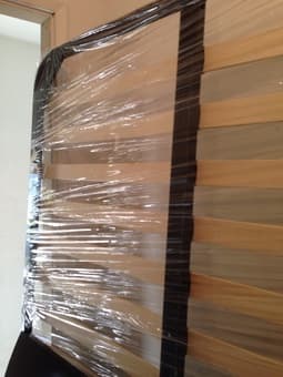 Scandinavian Design Hardwood Bed frame - $200 3