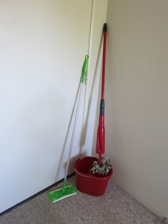 Mop and Swiffer, $3 each 1