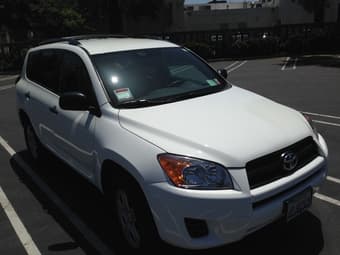 2010 Toyota Rav4 White 35k miles with racks - $16800 2