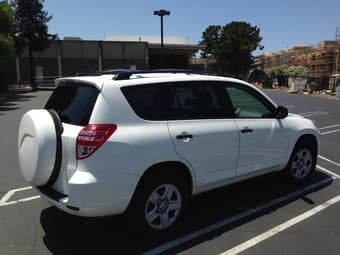 2010 Toyota Rav4 White 35k miles with racks - $16800 3