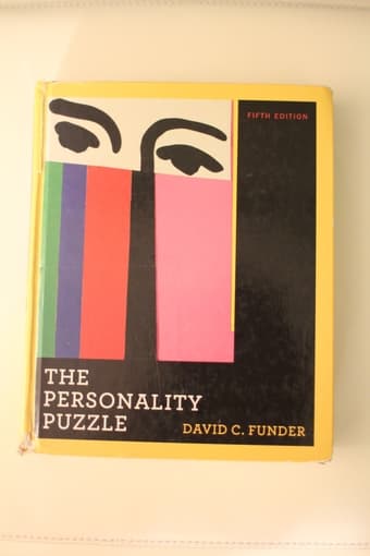 The Personality Puzzle(Fifth Edition) [Hardcover] $10 1