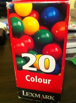 Lexmark 70/20 Black and Color Ink Cartridges $55 1