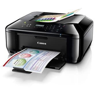 Printer with scanner, copier and Fax + color/blk ink box inside 2