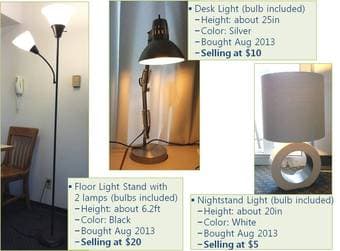 Lamps, Humidifier, Heater, Mixer, Steam Iron, Coffeemaker, Toaster 1