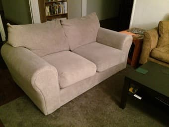 Separate sofas for sale ($100 / 150 each or $225 together OBO) 1