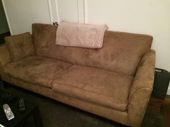 Separate sofas for sale ($100 / 150 each or $225 together OBO) 2