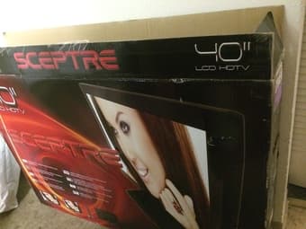 Sceptre TV LED HDTV 1080p 40" 200$ or OBO 1