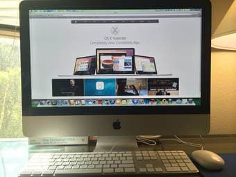 21.5” iMac, $1,000 (purchased Jan. 2014) 1