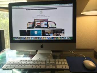 21.5” iMac, $1,000 (purchased Jan. 2014) 2