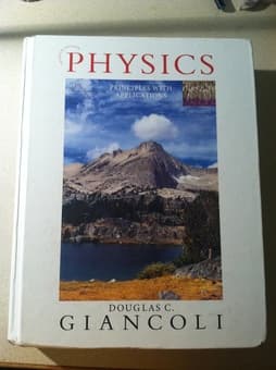Physics 20 series textbook: Giancoli 7th ed. ($150) 1
