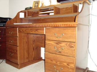 Desk with hutch ($150) 1