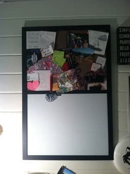 Whiteboard/Cork board ($20) 1
