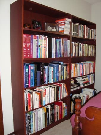 2 Large bookcases ($35 each) 1