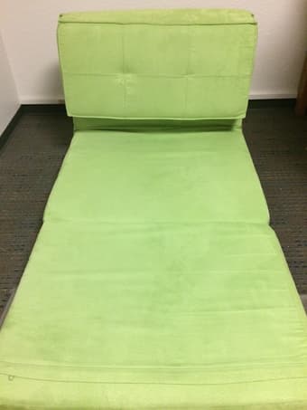 Lounge chair, recliner, and foldout mattress: ALL-IN-ONE! 2