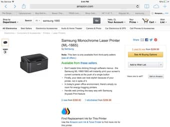 Samsung Printer for sale. Only $40. 1