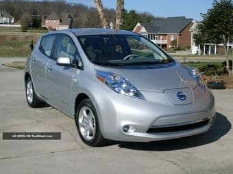Rent fully electric car Nissan Leaf SL with carpool-lane stickers $500 1