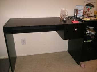 Table Chair Bookshelf Bed Mattress and Lamp! 1