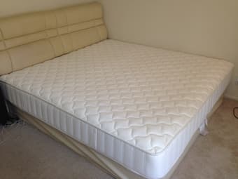 IKEA King-sized Sultan Hogla Spring Mattress - $400 (palo alto) 1