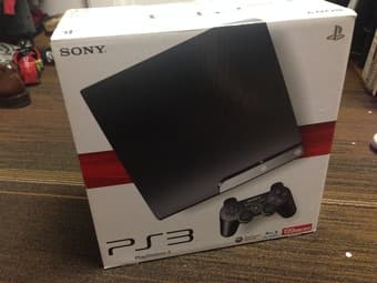 120GB PS3 Slim + 4 Controllers + 2 games - $200 2