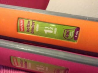 Paper and binders $5 obo 2