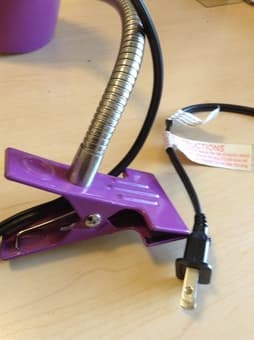 Reading lamp $4 obo 2