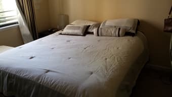 Sealy Posturepedic Firm Queen Bed (includes three quilts) $49 3