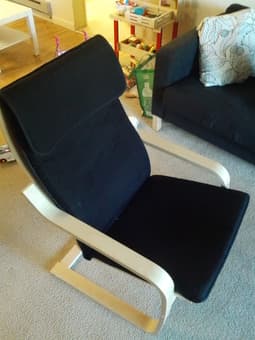 Couch and chair (as new) 1