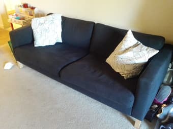 Couch and chair (as new) 2