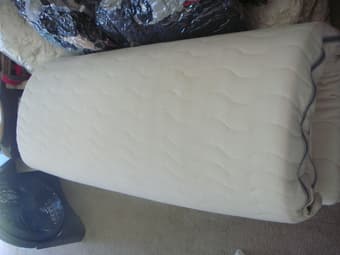 Ikea Queen bed frame with mattress (easy to transport) - $175 1