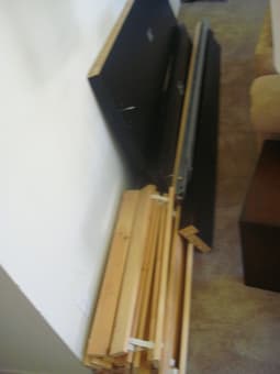 Ikea Queen bed frame with mattress (easy to transport) - $175 2