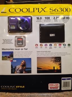 NIKON COOLPIX S6300. Brand new! $100 1
