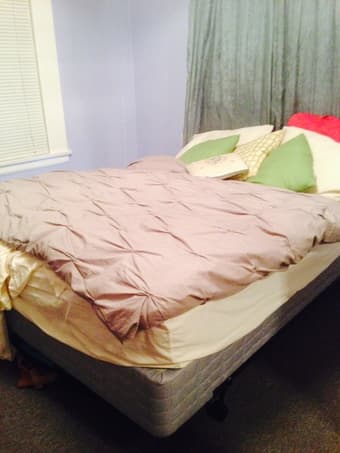 Practically new Full mattress and frame- ONLY $175 OBO 2