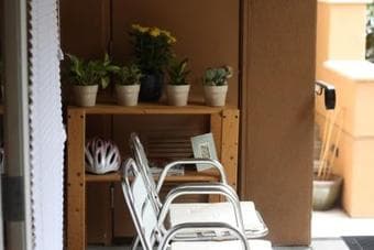 Patio Chair set with seat cushions 1