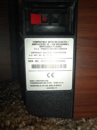 Bose 201 Series 4 2